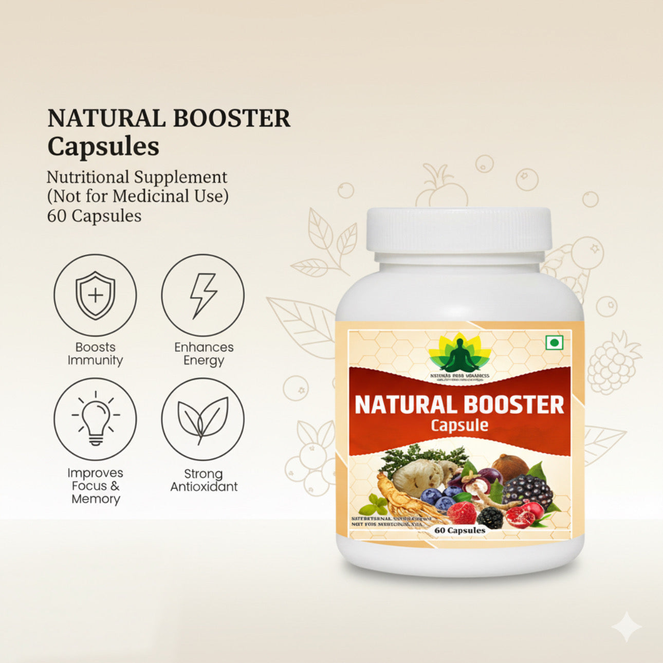 NATURAL BOOSTER CAPSULE - 60 CAPUSL