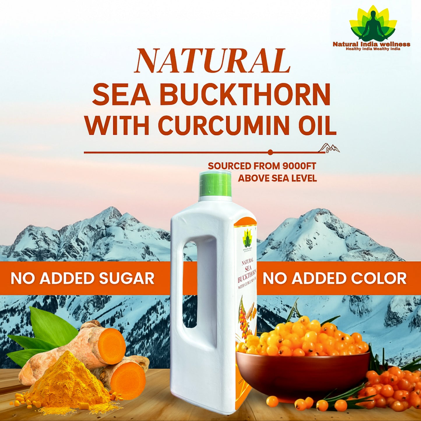 NATURAL SEABUCK THORN JUICE-1000ML