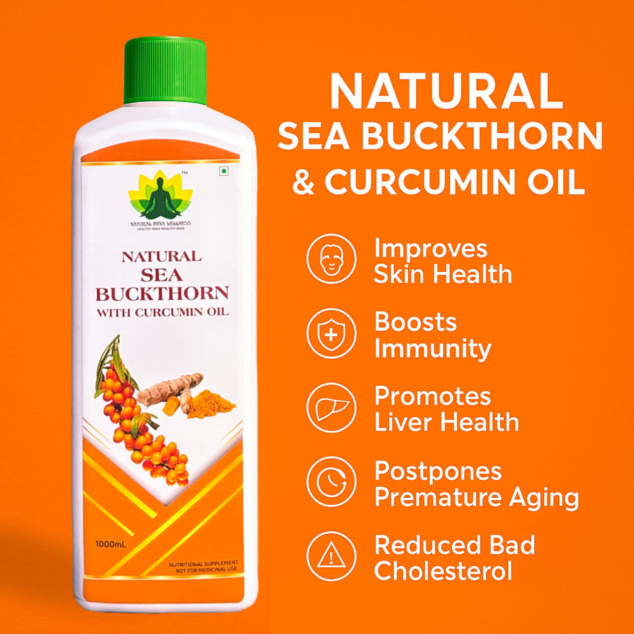 NATURAL SEABUCK THORN JUICE-1000ML